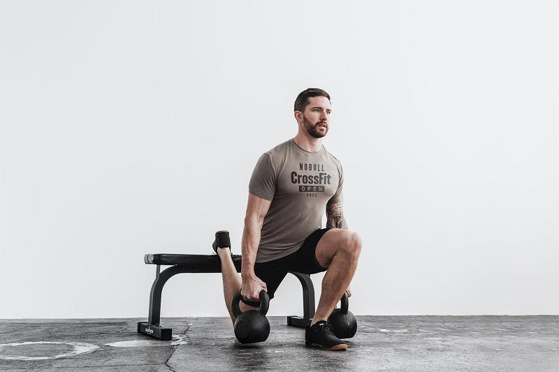 Grey Nobull Crossfit Open<Sup>®</Sup> 2022 Tee Men's Tanks | CA C1588T